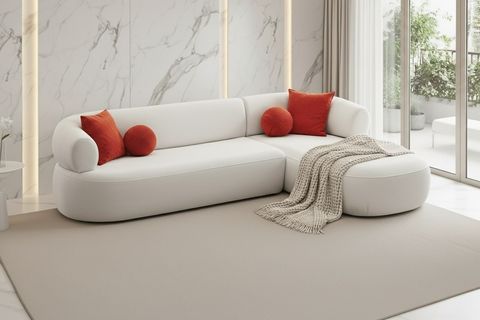 TURİN KÖŞE KOLTUK, SAĞ, BEYAZ