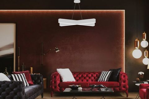HEGZA LIGHTING PAPILLON LED AVİZE, BEYAZ KASA GÜN IŞIĞI