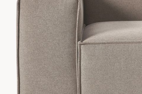 LENA İKİLİ KETEN KOLTUK, KAHVERENGİ