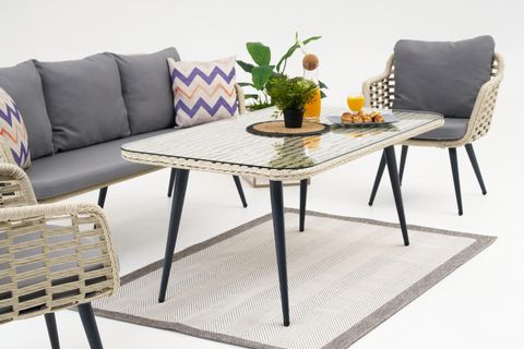 ARORA MİDİ RATTAN ÜÇLÜ BAHÇE OTURMA GRUBU
