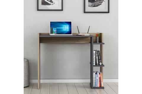 LAGOMOOD RUBY ÇALIŞMA MASASI, ANTRASİT CEVİZ