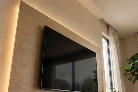 PURELINE LEDLİ DUVAR TV ÜNİTESİ, BEYAZ, 140 CM