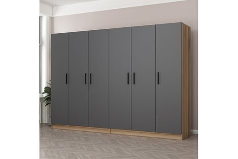 MİNAR KALE GARDIROP 288, 6 BÖLMELİ