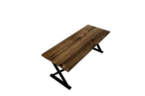 WOODESK RIHTIM MASİF CEVİZ RENK 200X80 YEMEK MASASI CPT7313-200