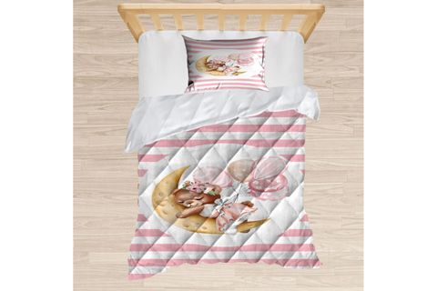 ELSE KIRMIZI YARIŞ ARABALI 3D DESENLİ TEK KİŞİLİK ÇOCUK MİKROFİBER ELYAF DOLGULU YASTIK KILIFI 155X215