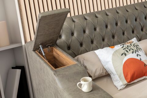 ROME TV MODÜLLÜ MASAJLI AKILLI KARYOLA, KAHVERENGİ