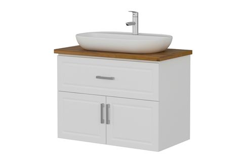 SANYA ALT BANYO DOLABI, BEYAZ, 85 CM