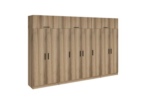 MİNAR KALE GARDIROP 5,  8 KAPAKLI,  190 CM