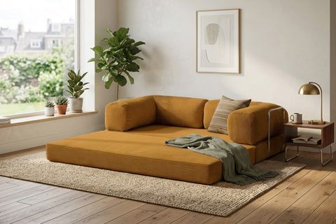 LEGOM YATAKLI AKTİVİTE KÖŞE KOLTUK HARDAL, 200X200