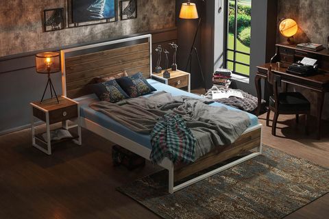 ARİANE METAL KARYOLA, BEYAZ, 120X200