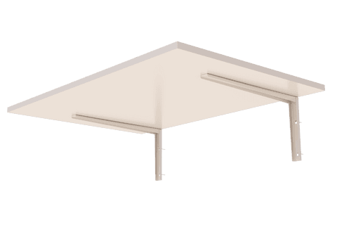 DUVARA MONTE KATLANIR MDF MASA, BEYAZ