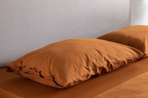 LUNA COZY YIKANMIŞ PAMUKLU NEVRESİM SETİ, ÇİFT KİŞİLİK, KİREMİT