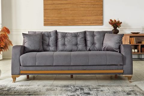 ATLANTİS ÜÇLÜ KOLTUK, GRİ