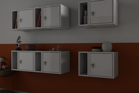 AYDIN KİTAPLIKLI RAF, NRG-DVR-1003