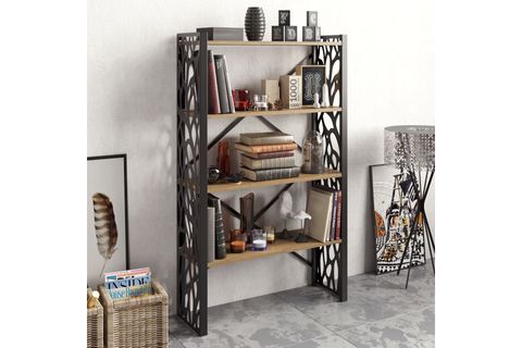 DECOROTİKA TONGFU KİTAPLIK, CEVİZ