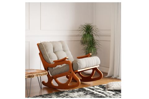 COZY SALLANAN SANDALYE VE TV KOLTUĞU, AÇIK BEJ MEŞE