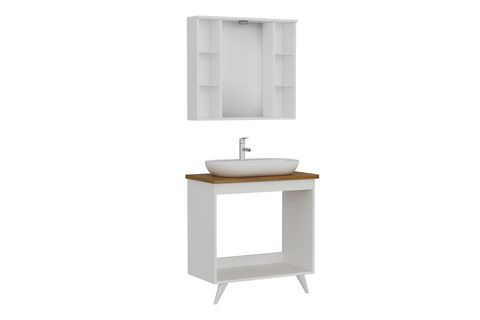 SANYA BANYO DOLABI AY2K101, ANTRASİT, 85CM