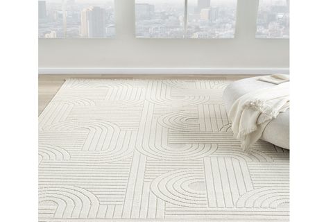 LOOPAL ANTİBAKTERİYEL DOKUMA HALI, KREM 623 160X230 CM