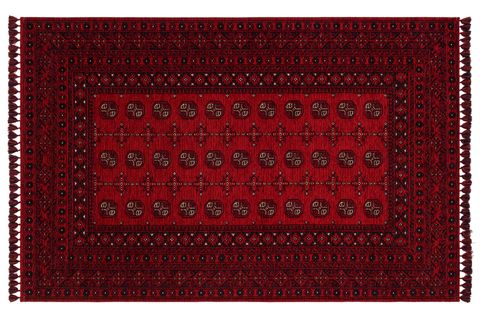 BUHARA BHR 04 KIRMIZI YIKANABİLİR HALI KİLİM 80X150