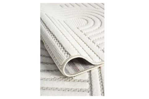 BOHEM SERİSİ HAV TOZ VERMEZ MAKİNE DOKUMA HALISI, KREM, 160X230