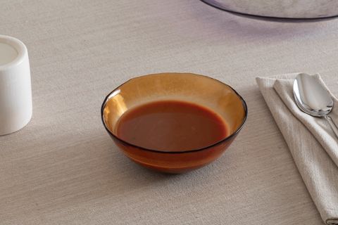 KİTCHEN ESSENTİALS ALTHEA CAM KASE 15 CM, AMBER, ALTILI SET