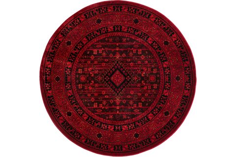 ANGORAHOME PERSİAN BK1003 DOKUMA MAKİNE HALISI, YUVARLAK, 160X160