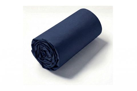 MAKİ HOME ÇİFT KİŞİLİK LASTİKLİ ÇARŞAF VE YASTIK KILIFI SETİ, LACİVERT, 160X200, 50X70