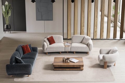 MADRİD KOLTUK TAKIMI, ANTRASİT BEJ