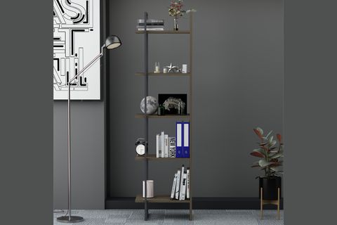 LAGOMOOD İRONY JOLİNE OFİS TAKIMI, ANTRASİT CEVİZ