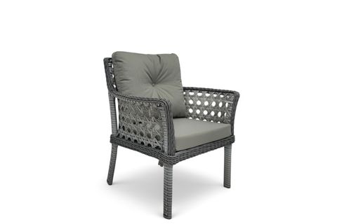 SİDE RATTAN BAHÇE MASA TAKIMI, 7 KİŞİLİK, 100X180