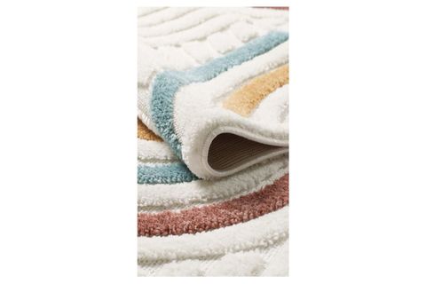 ELİT BUKLELİ MULTİ RENKLER YUMUŞAK PELUŞ POST SHAGGY SALON HALISI, B0691B, 160X230