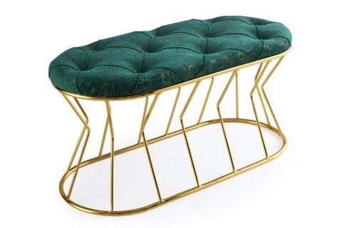 VASE SIRTSIZ BENCH, GOLD AYAK