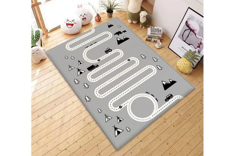 SOHO BEYAZ İSKANDİNAV YOL ÇOCUK ODASI HALISI 150X230