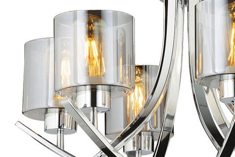 LAMPALUCE CULLA KLASİK TASARIM MODERN DEKORTAİF AVİZE ALTILI KROM