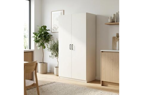 CABANA 21 BÖLMELİ TEKERLEKLİ KİLER DOLABI, BEYAZ