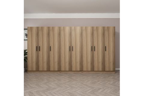MİNAR KALE GARDIROP 6, 8 KAPAKLI, ANTRASİT
