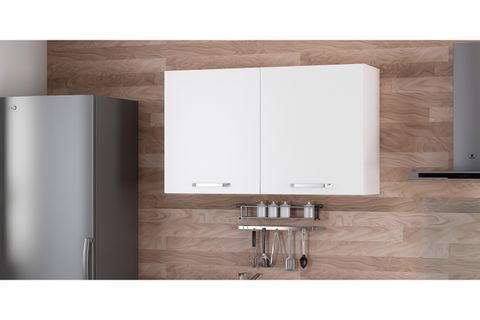MİNAR 120 CM MUTFAK DOLABI BEYAZ 120-B1-ÜST MODÜL
