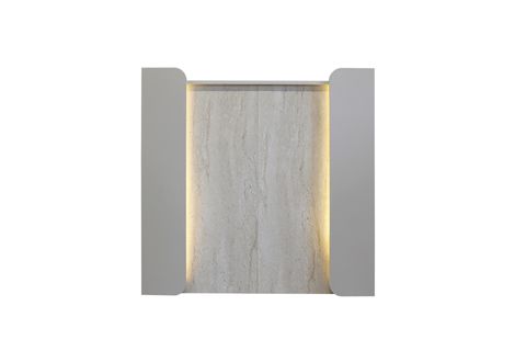 LEDLİ KARŞILAMA BANKOSU, KUMTAŞI, 110 CM