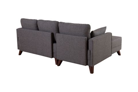 GLORİA MİNİ KÖŞE KOLTUK, GRİ, SOL KÖŞE