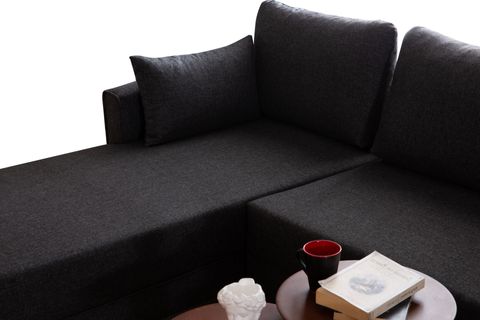 GLORİA KÖŞE KOLTUK, ANTRASİT, SOL KÖŞE