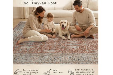 PERUS ANTİBAKTERİYEL DOKUMA HALI, TERRA 10207 160X230 CM