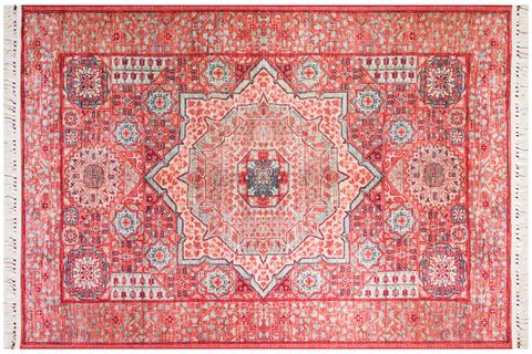 VİNTAGE DESEN PAMUK TABAN BASKILI HALI 80X200