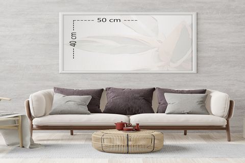 ÖZCANLAR ÇERÇEVE EV DEKORU TABLO POSTER, BEYAZ ÇERÇEVE, 40X50, ÖZC-113