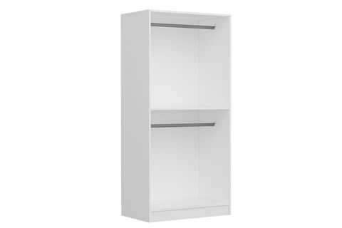 KALE 190 CM 2 KAPAK GOLD PROFİLLİ GARDROP BEYAZ