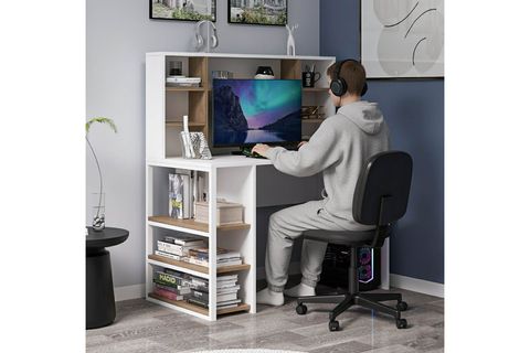 LİORA ÇALIŞMA MASASI, BEYAZ RAHLE