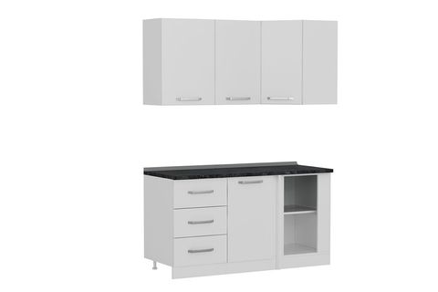 MİNAR 155CM KÖŞE MUTFAK DOLABI BEYAZ K155B2