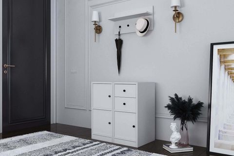 BERA PORTMANTO, 3 KAPAKLI 2 ÇEKMECELİ, PRT-1070-Ç