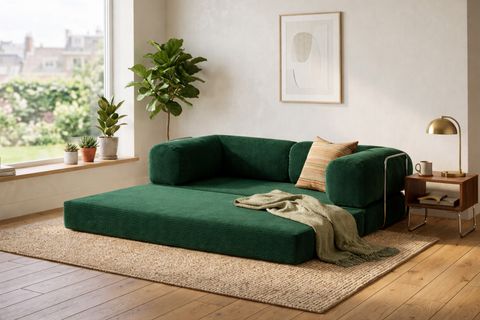 LEGOM YATAKLI AKTİVİTE KÖŞE KOLTUK KOYU YEŞİL, 200X200