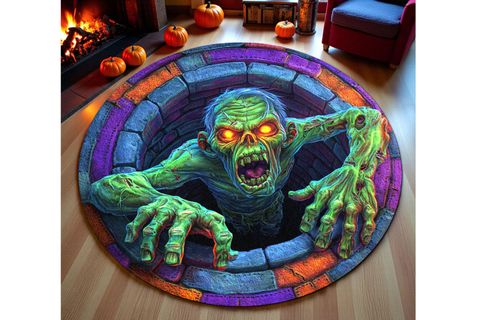 ZOMBİE DOKUMA TABAN HALI, 558 YNG, 100X100 CM