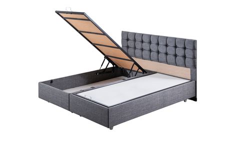 VENEDİK BAZA BAŞLIK LETTO YATAK SETİ, GRİ, 160X200